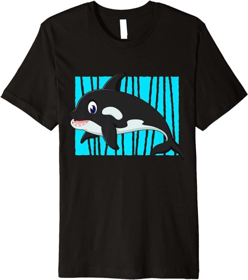 Happy Orca I Orca Whale I Kids Orca Premium T-Shirt