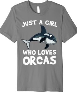 Orca Girl Love Sword Whale Premium T-Shirt