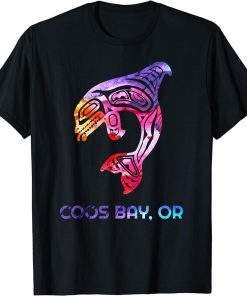 Coos Bay Oregon Native American Orca Killer Whale T-Shirt