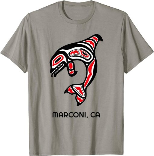 Maroni, California Native American Orca Killer Whales Gift T-Shirt