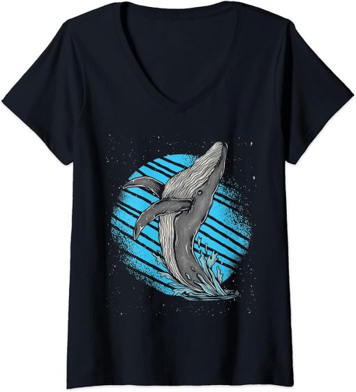 Womens Orca V-Neck T-Shirt