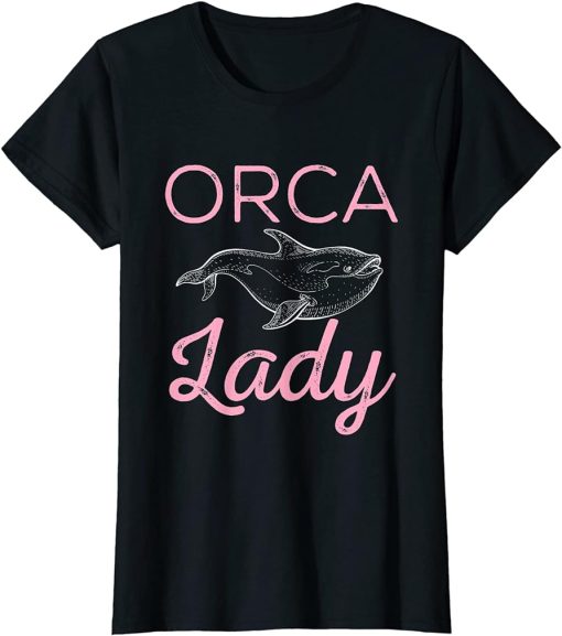 Funny Orca Lover Graphic for Women Girls Kids Whale T-Shirt